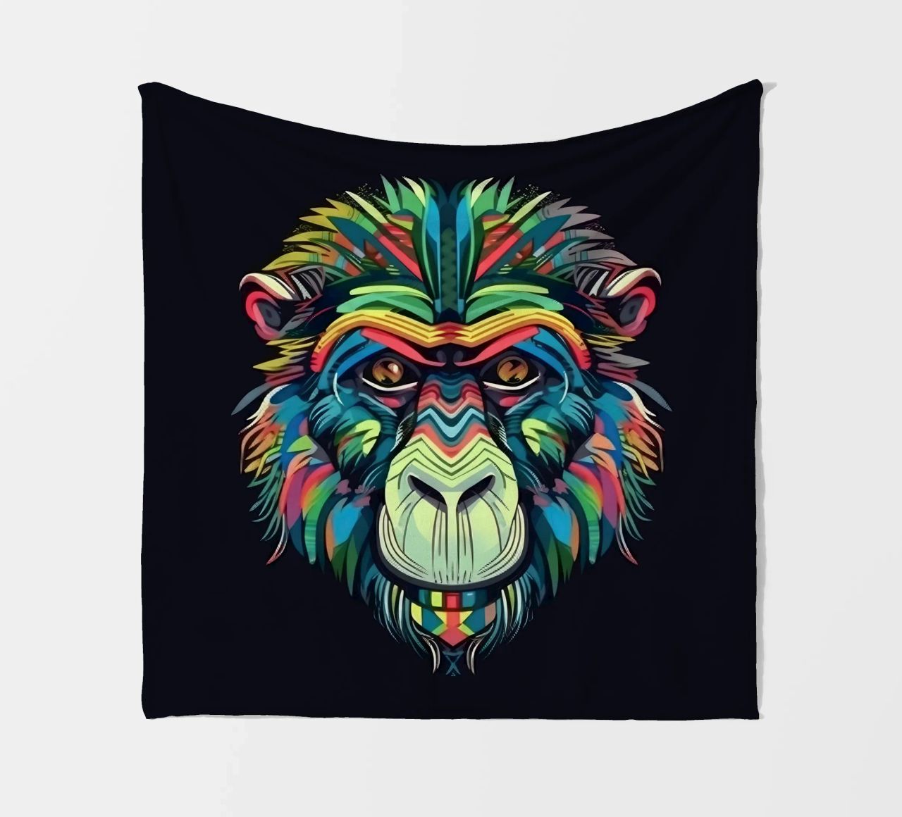 Babbuino Tatoo coperta in pile da Animal Portraits