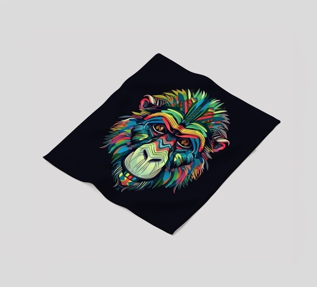 Babbuino Tatoo coperta in pile da Animal Portraits