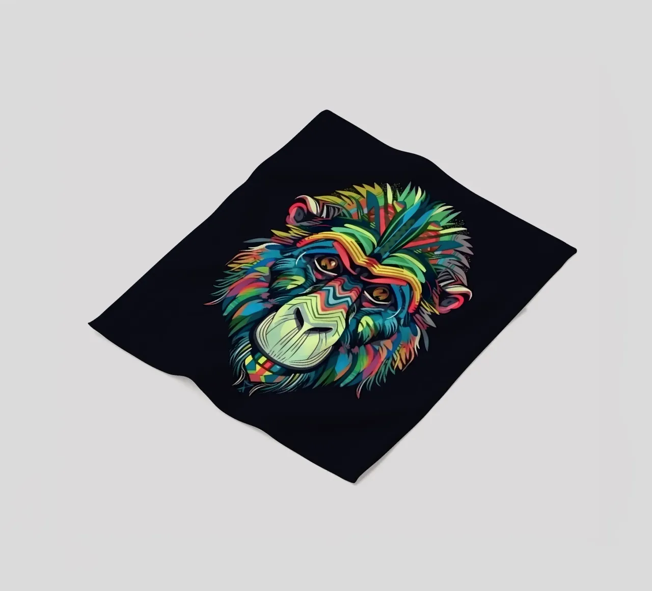 Babbuino Tatoo coperta in pile da Animal Portraits