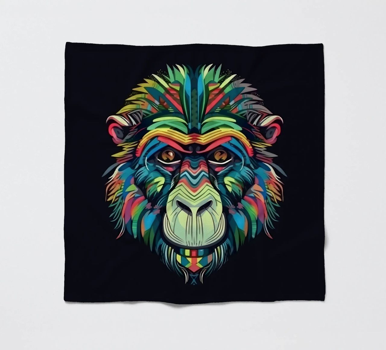 Babbuino Tatoo coperta in pile da Animal Portraits