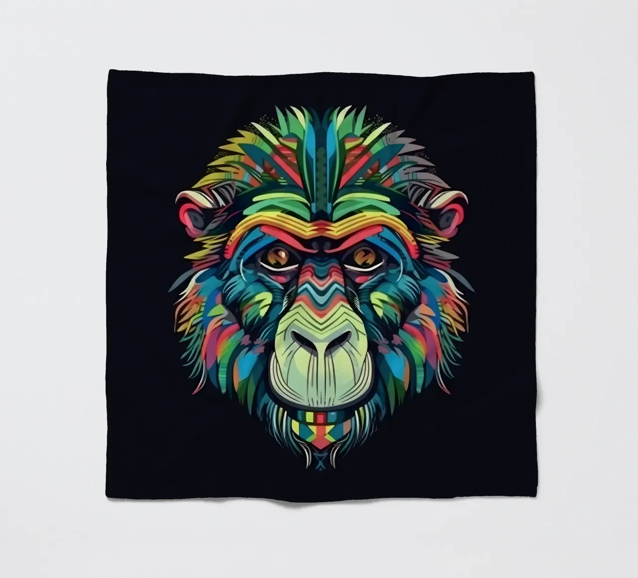 Babbuino Tatoo coperta in pile da Animal Portraits