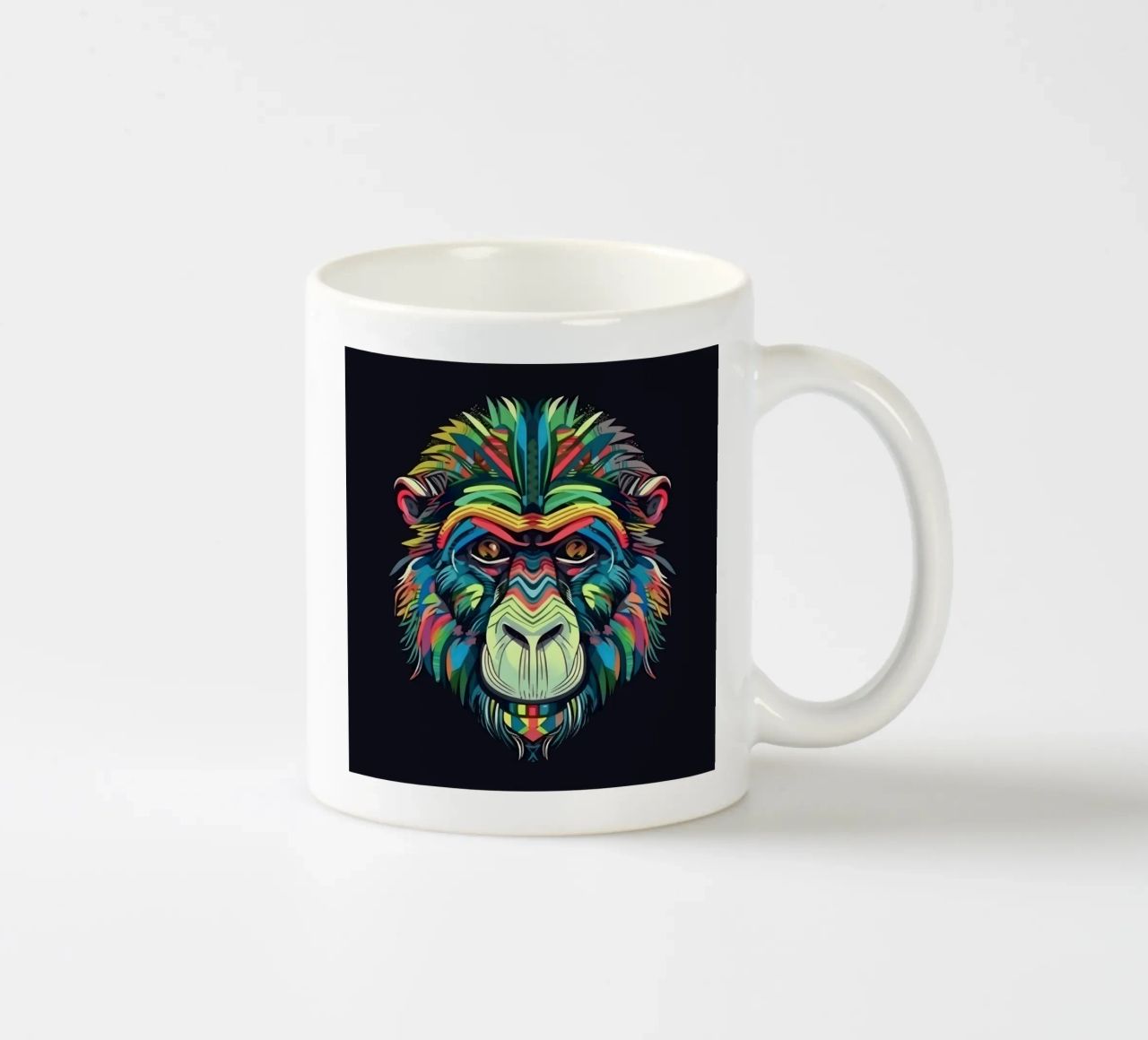 Babbuino Tatoo tazza in ceramica da Animal Portraits