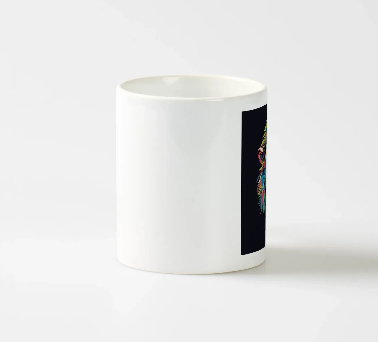 Tatoo-Pavian Keramik Tasse von Animal Portraits