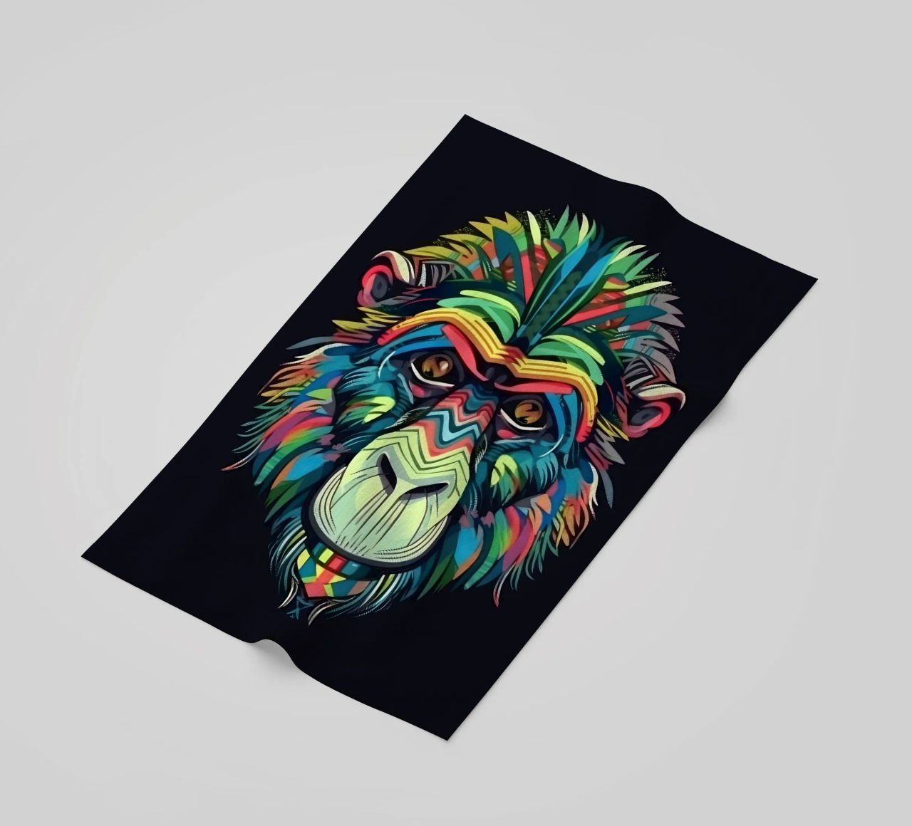 Babbuino Tatoo telo mare da Animal Portraits
