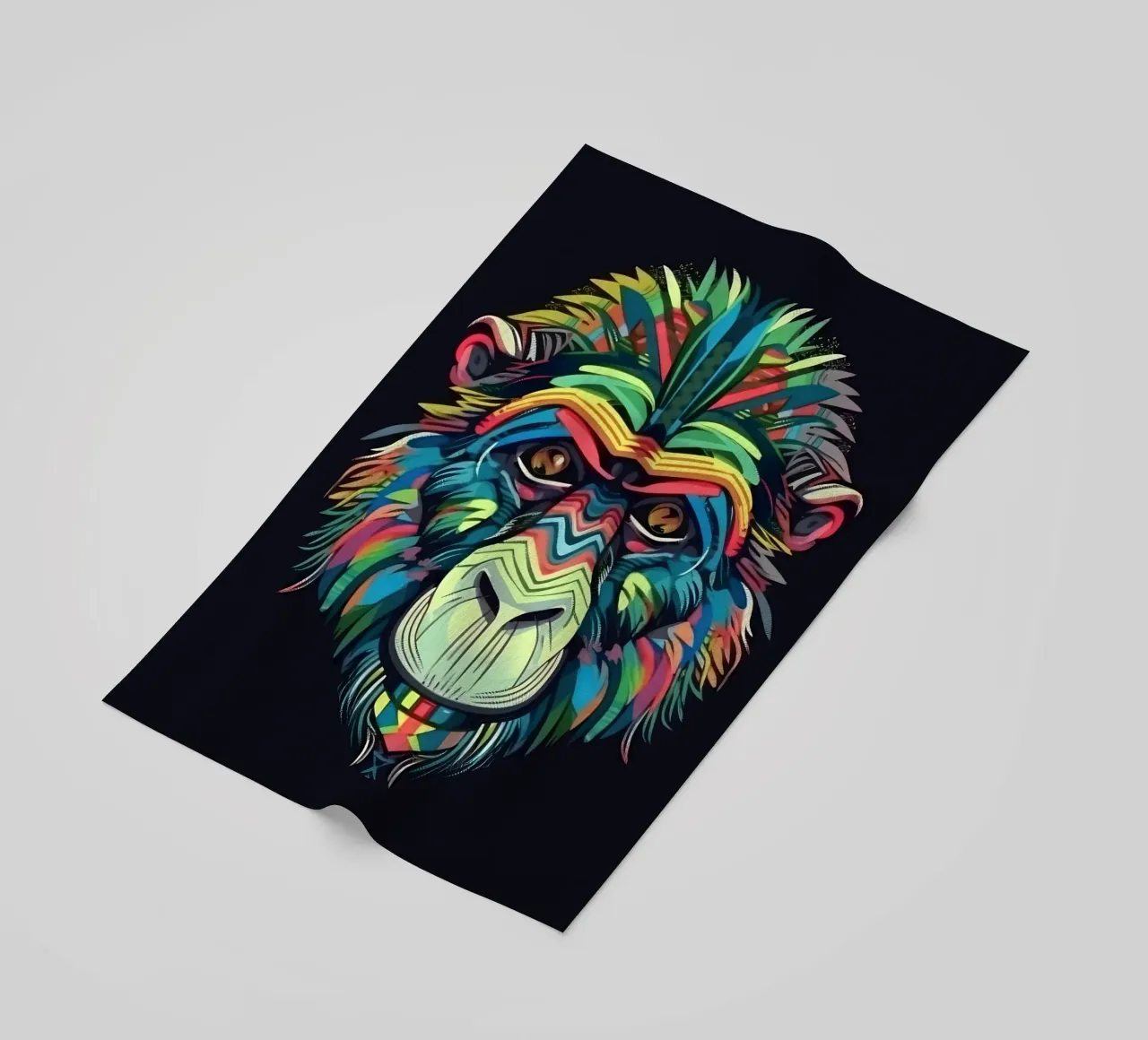 Tatoo Baboon serviette de plage de Animal Portraits
