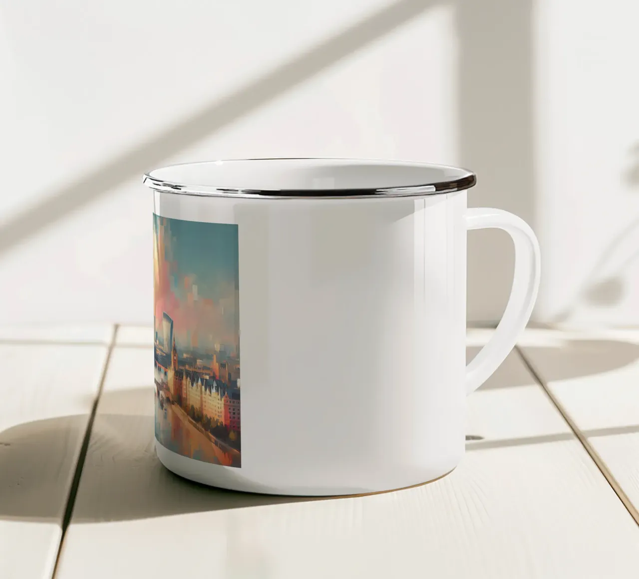 London tazza in smalto da ARTVI-SHOP