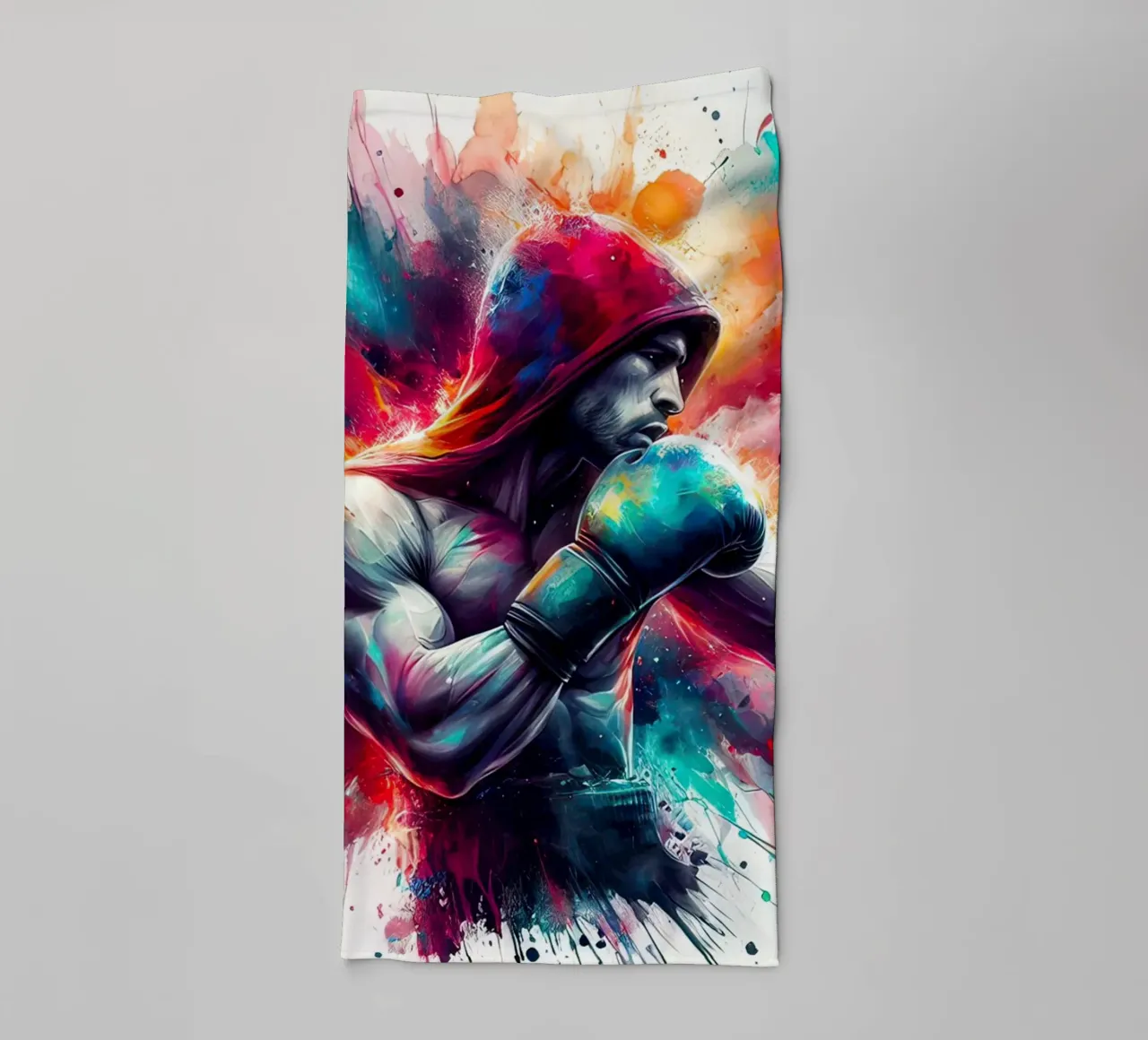 Boxer in acquerello asciugamano da bagno da 🎁 ARTVI-SHOP