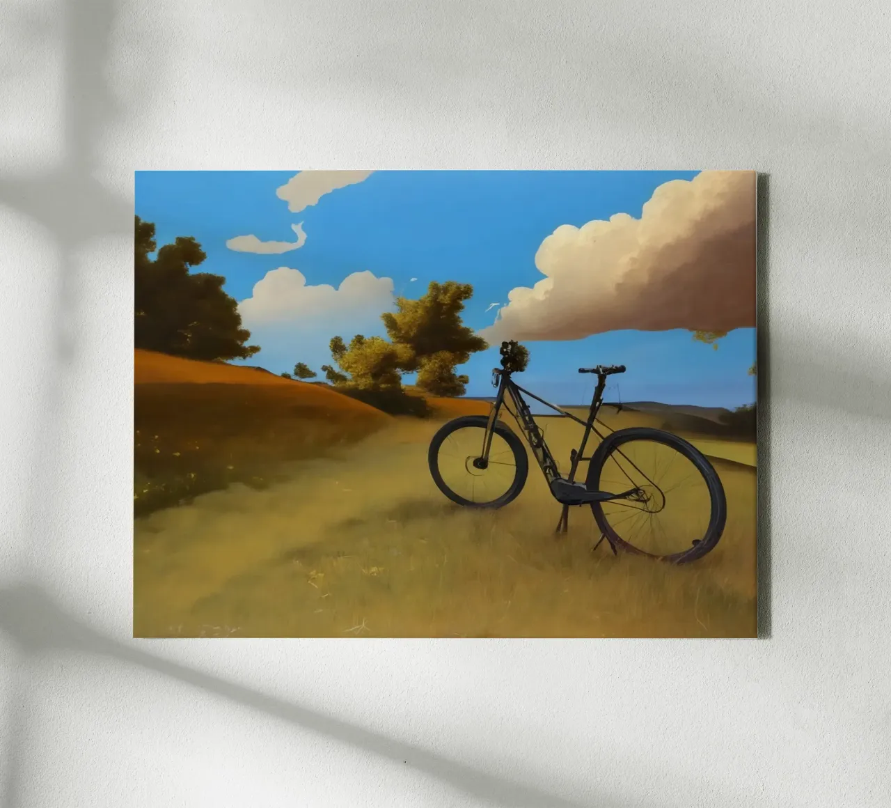 Landschap in de buurt van Willingen_10 canvas met Baklijst van Impressionismus by LK
