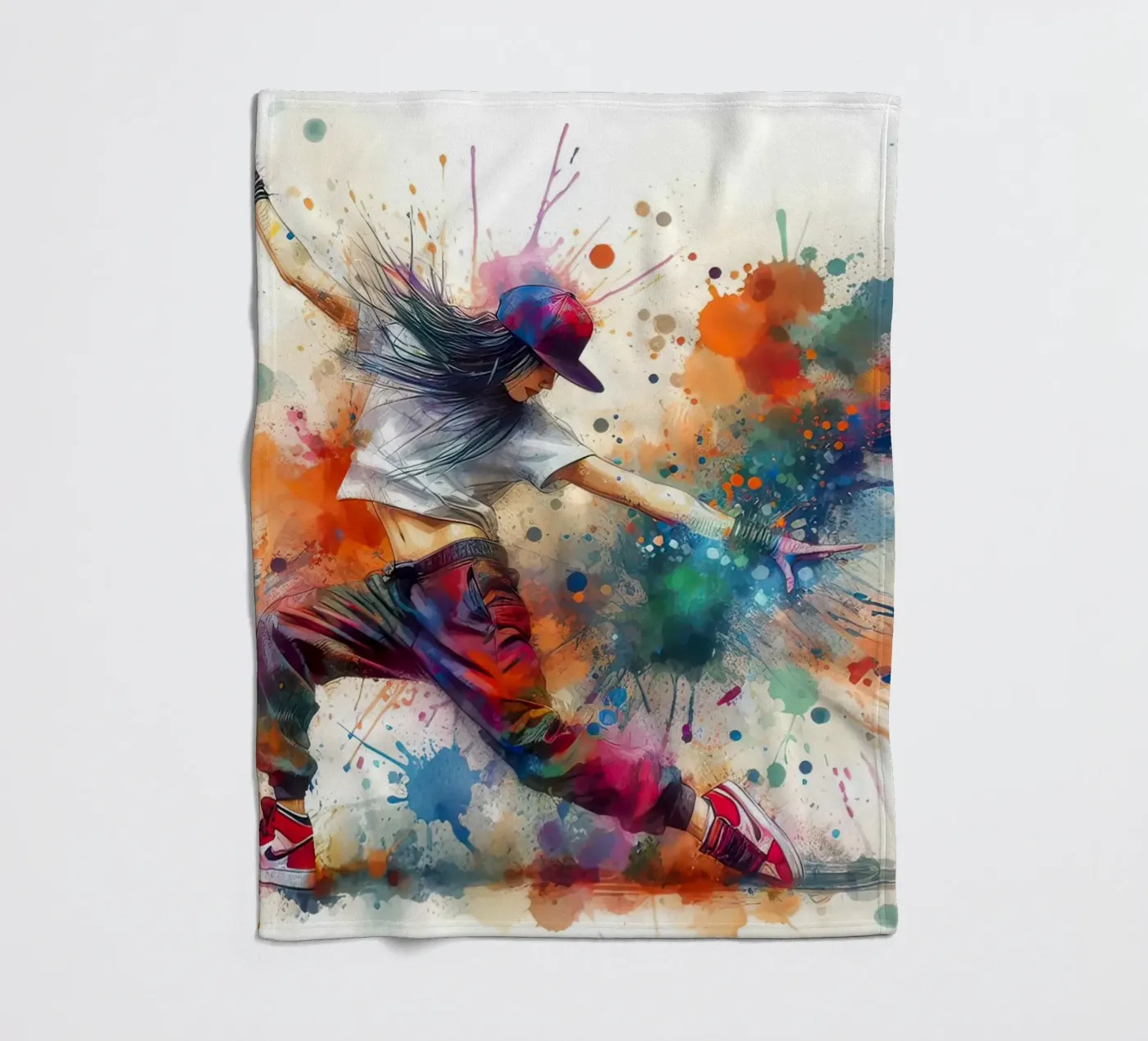 Tanzender Pop Fleecedecke von 🎁 NOBELART