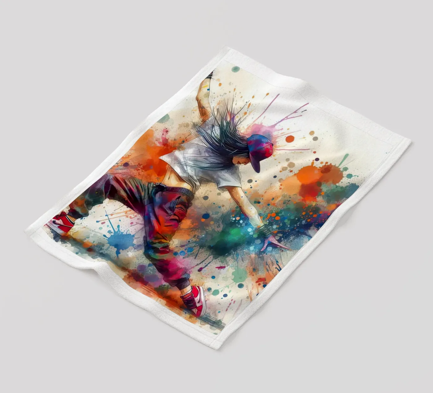 Tanzender Pop Fleecedecke von 🎁 NOBELART