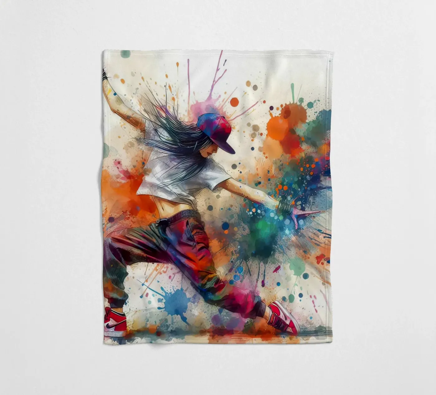 Tanzender Pop Fleecedecke von 🎁 NOBELART