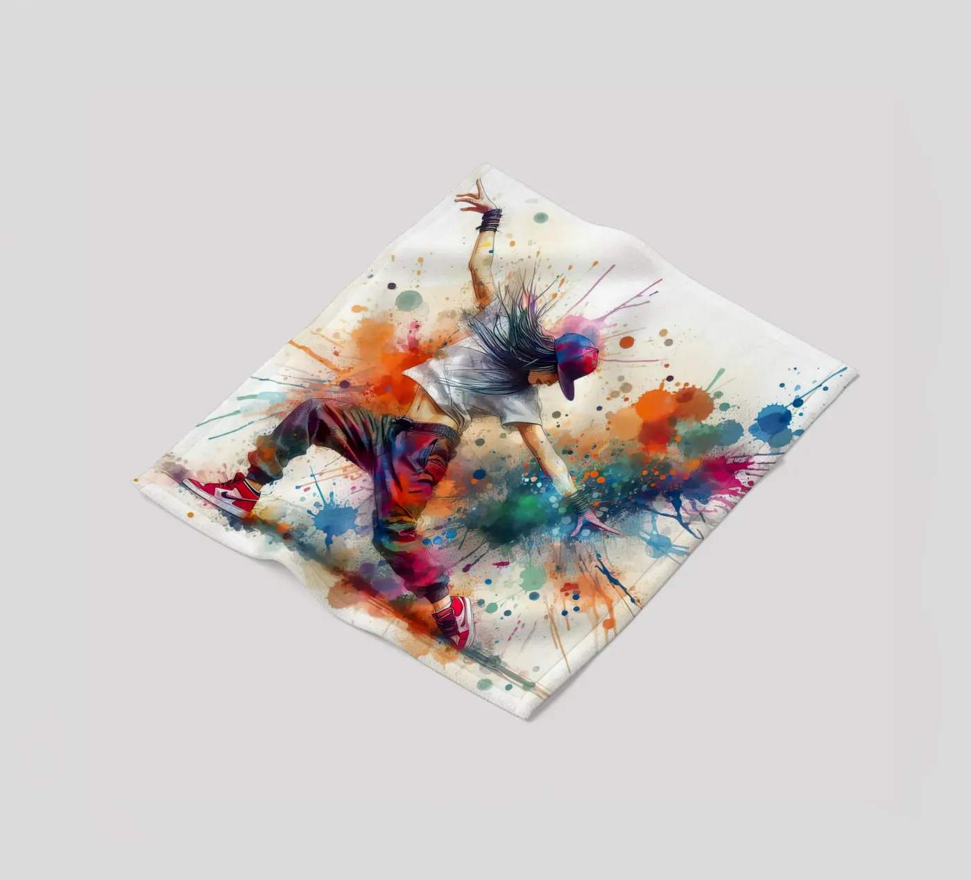 Tanzender Pop Fleecedecke von 🎁 NOBELART