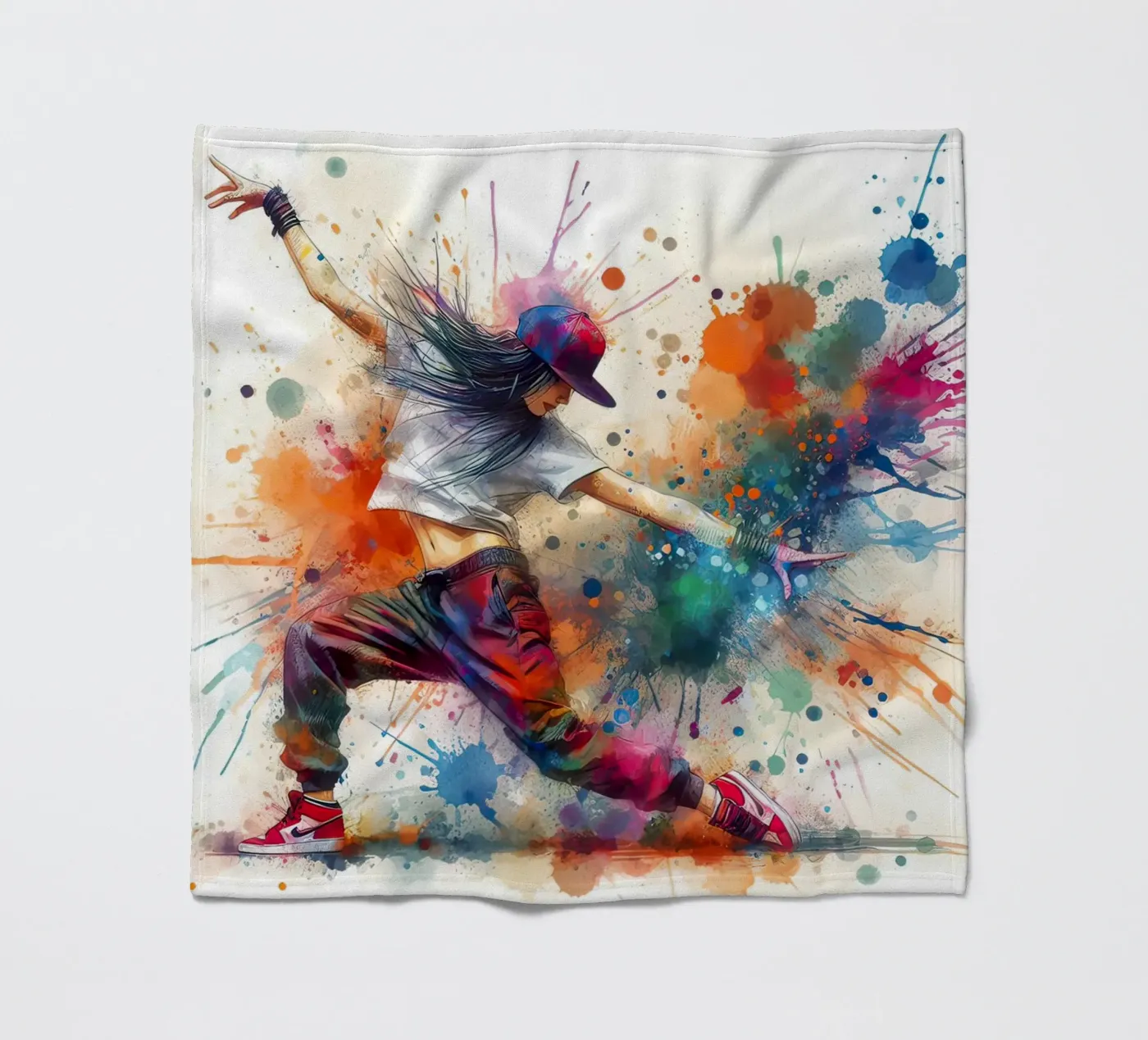 Tanzender Pop Fleecedecke von 🎁 NOBELART