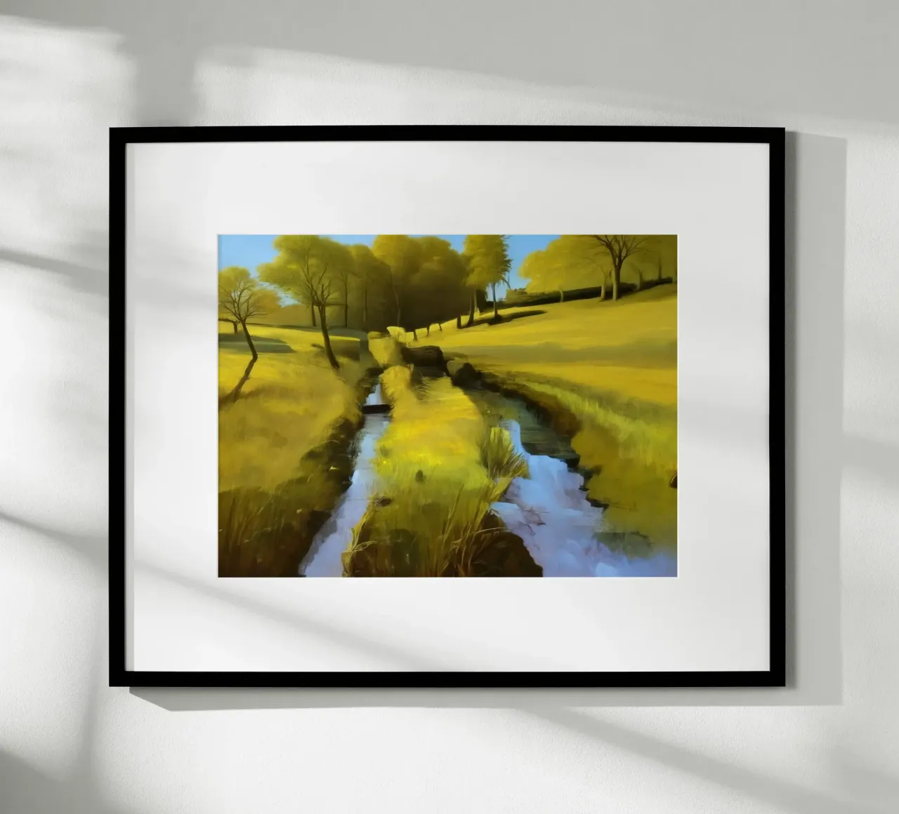 Paesaggio vicino a Willingen_12 poster con telaio in plastica da Impressionismus by LK