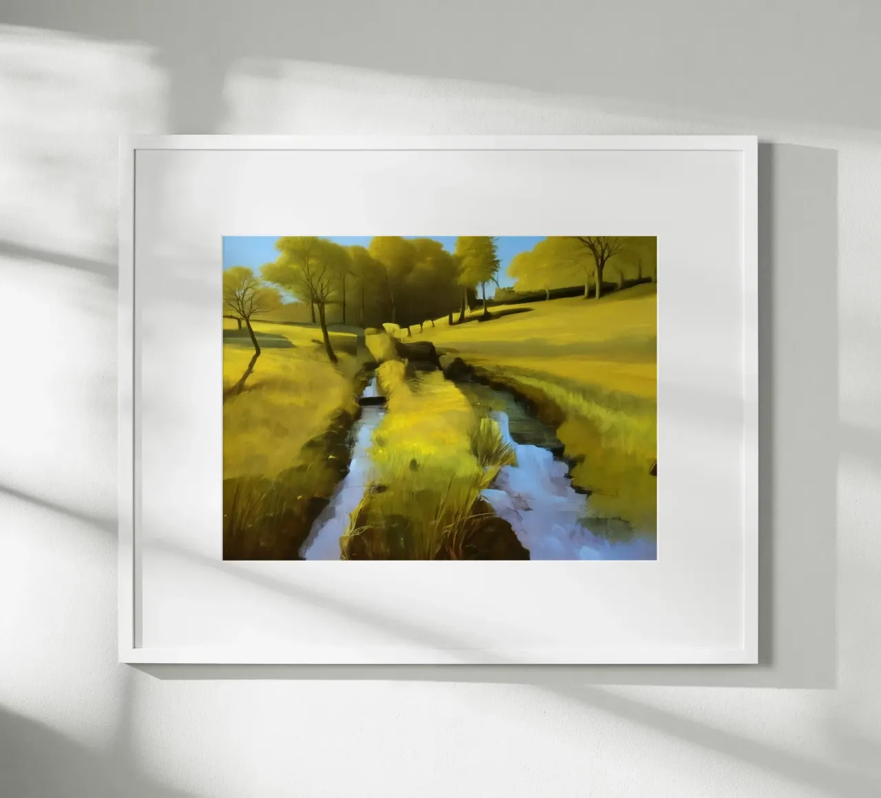 Paesaggio vicino a Willingen_12 poster con telaio in plastica da Impressionismus by LK