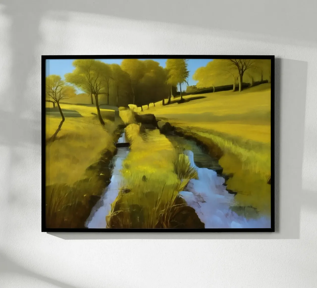 Paesaggio vicino a Willingen_12 poster con telaio in plastica da Impressionismus by LK