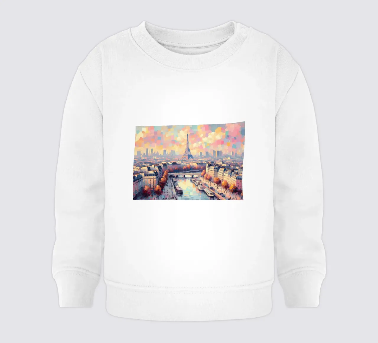 Parigi colore pastello felpa neonato da ARTVI-SHOP
