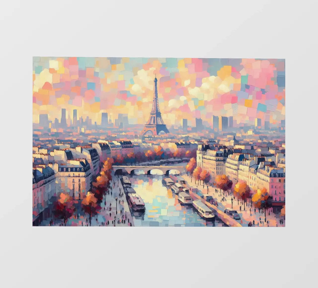 Parigi colore pastello telo in pvc da ARTVI-SHOP