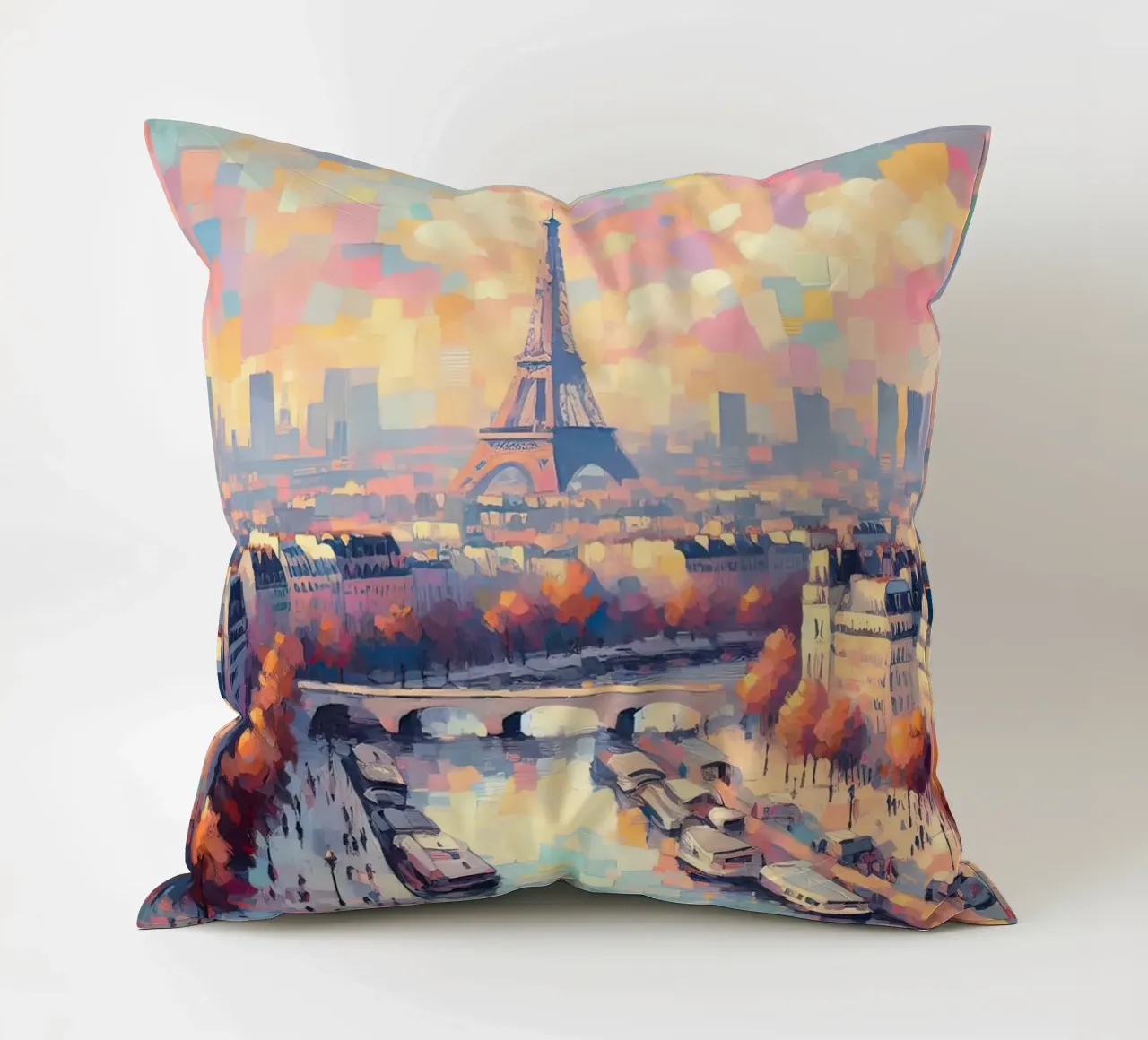 Parigi colore pastello cuscino da ARTVI-SHOP