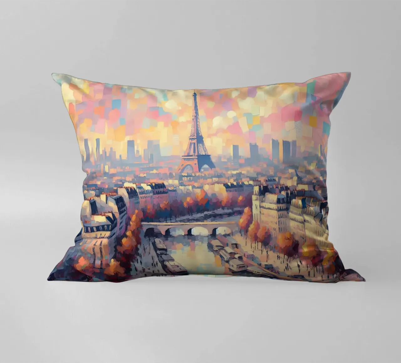 Parigi colore pastello cuscino da ARTVI-SHOP