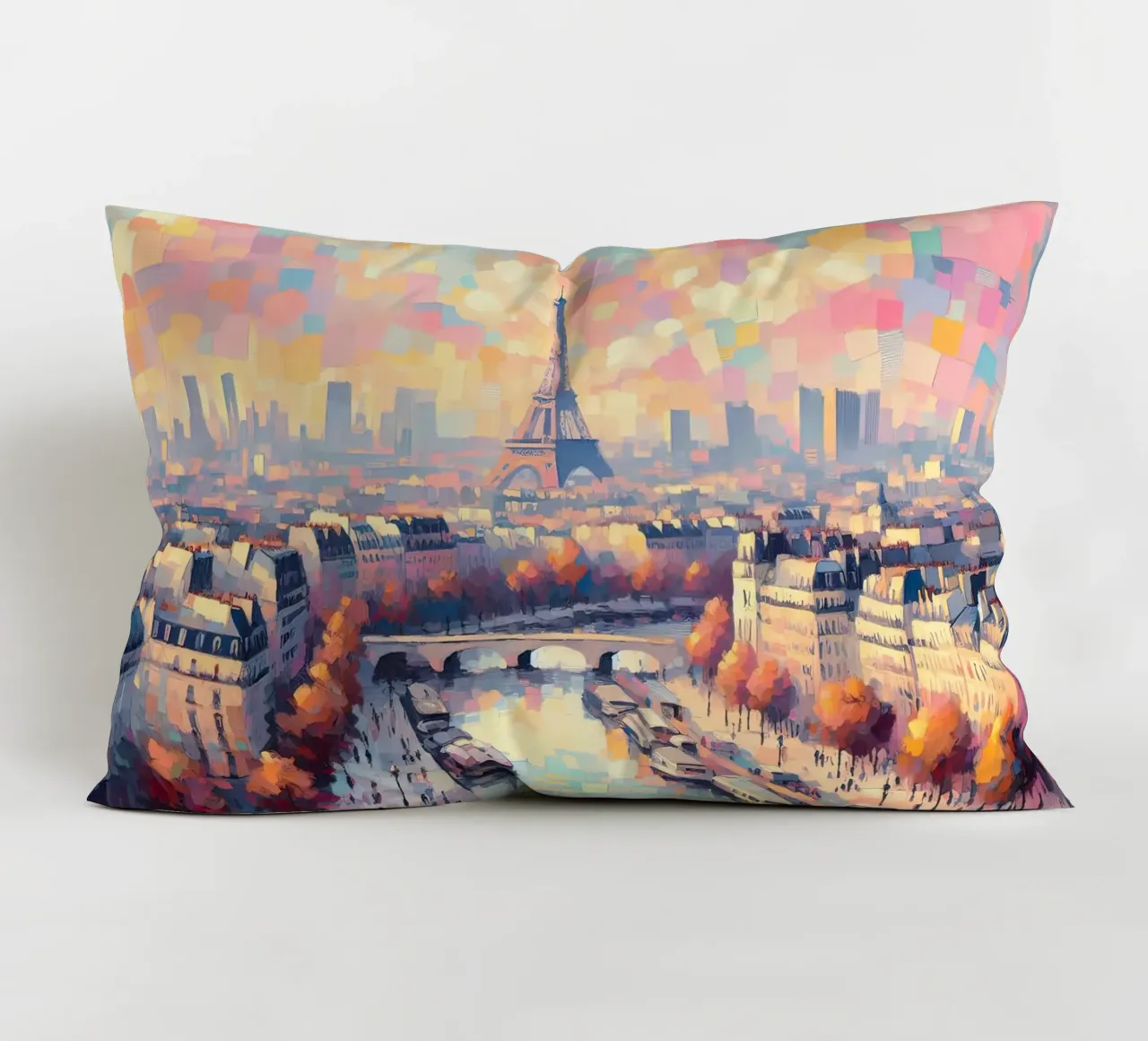 Parigi colore pastello cuscino da ARTVI-SHOP