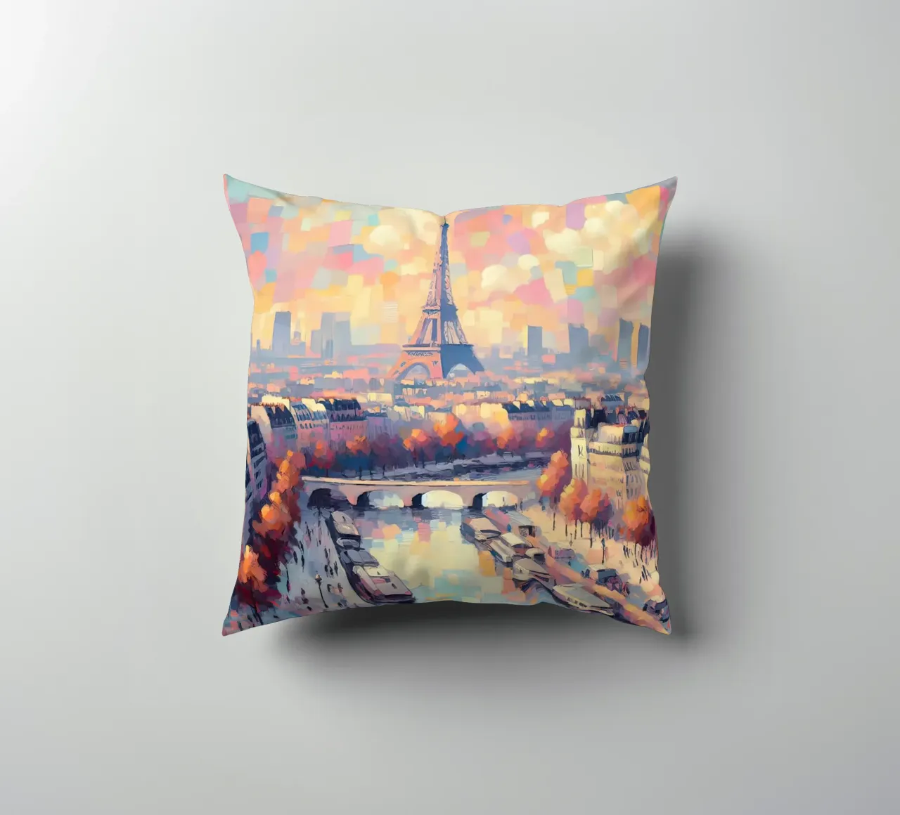Parigi colore pastello cuscino da ARTVI-SHOP