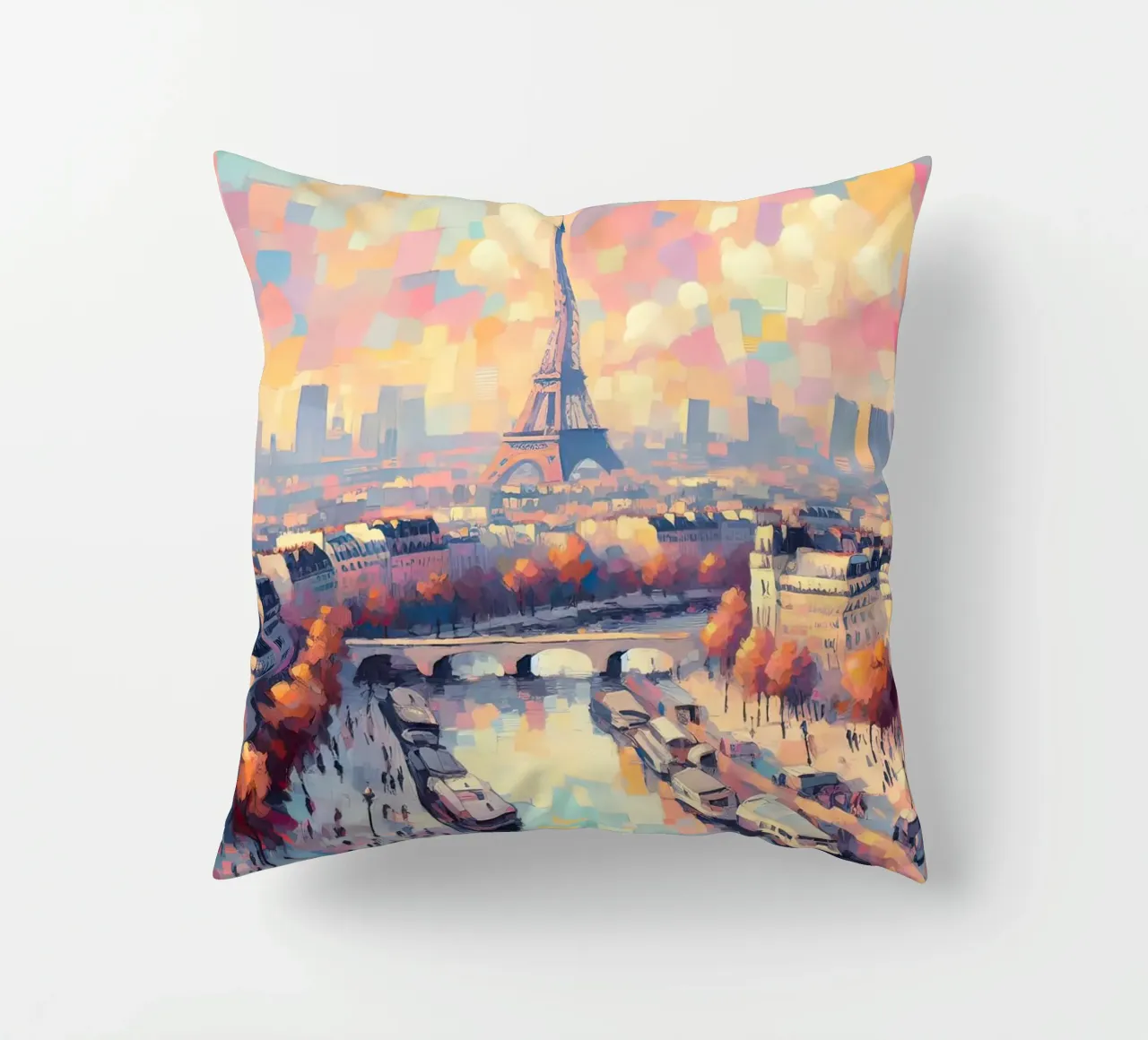Parigi colore pastello cuscino da ARTVI-SHOP