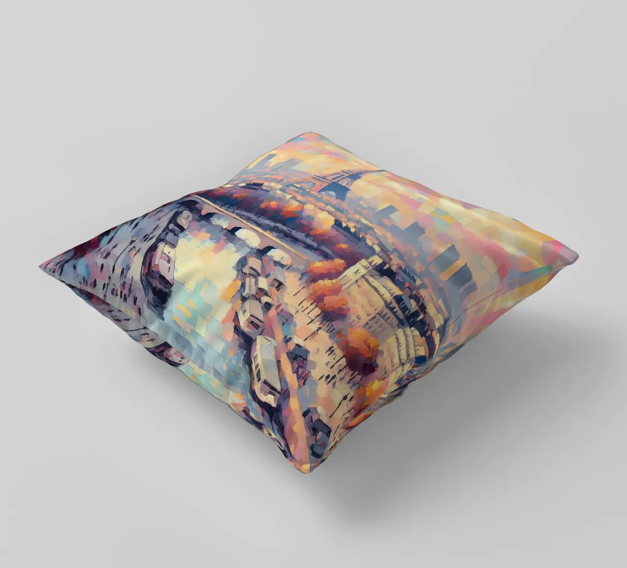 Parigi colore pastello cuscino da ARTVI-SHOP