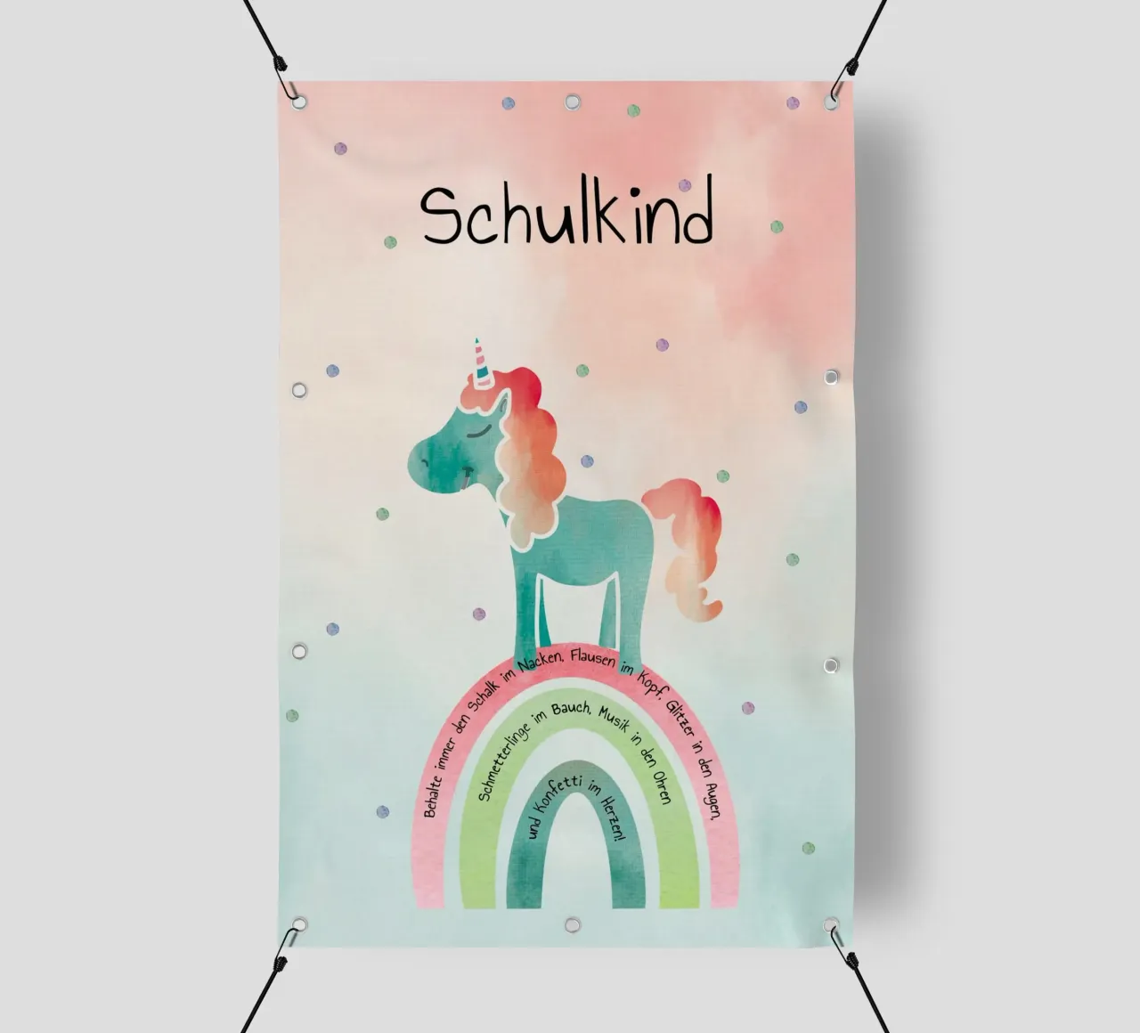 Schulkind - Einhorn telo in pvc da maramirage