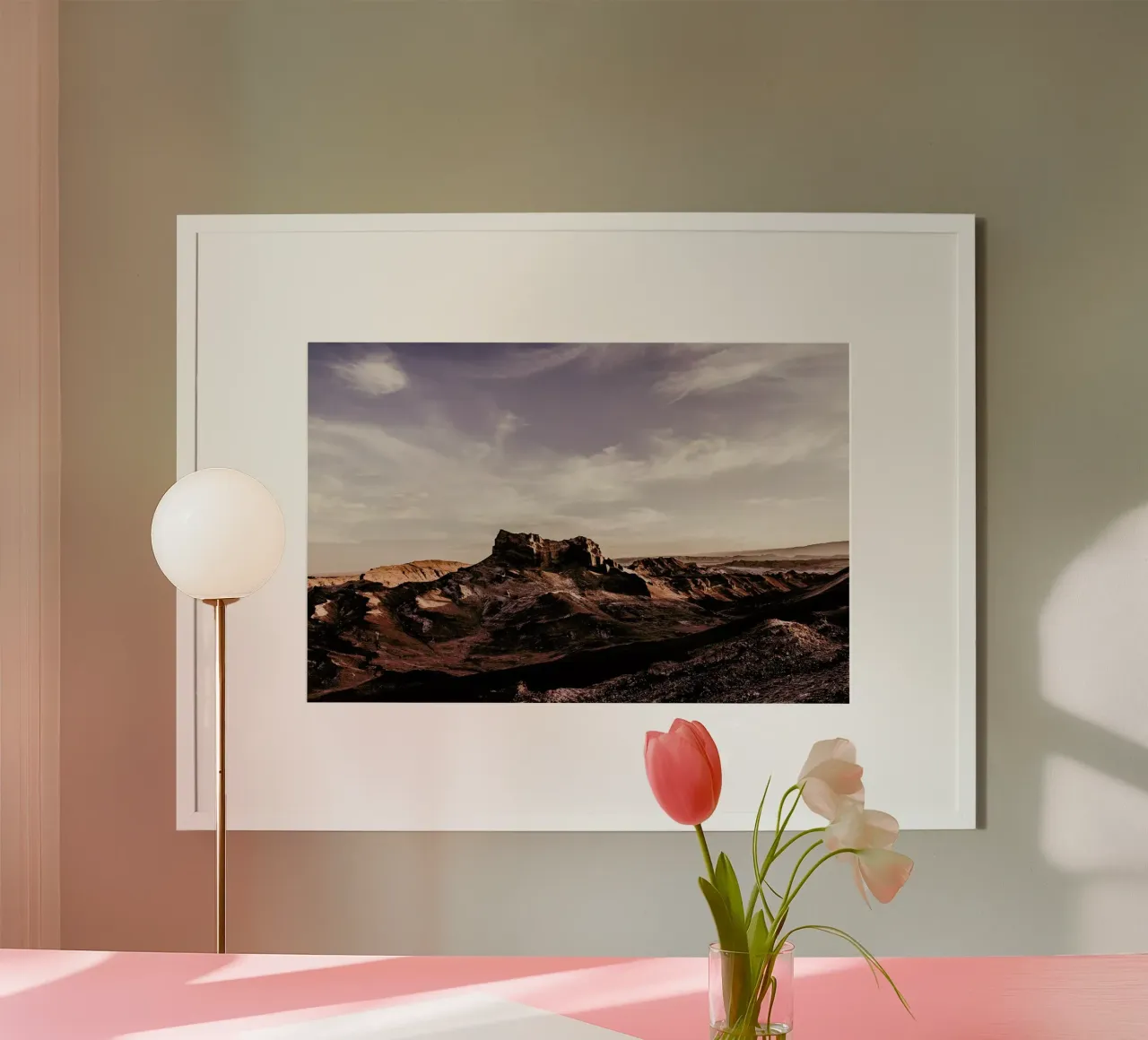 Valle de la Luna Hill carta hahnemühle da Chris Abatzis