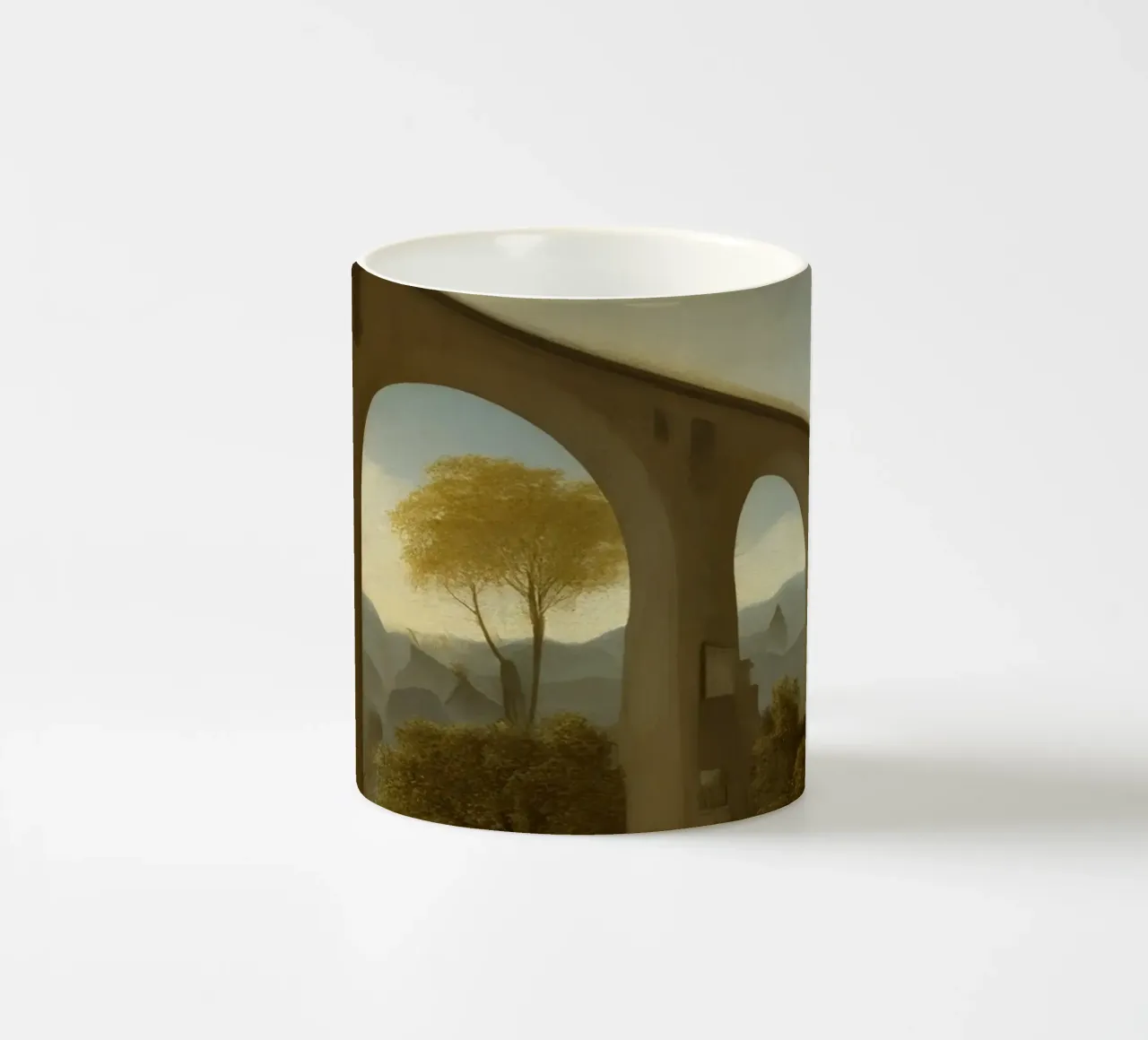 Paesaggio vicino a Willingen_13 tazza in ceramica da Impressionismus by LK