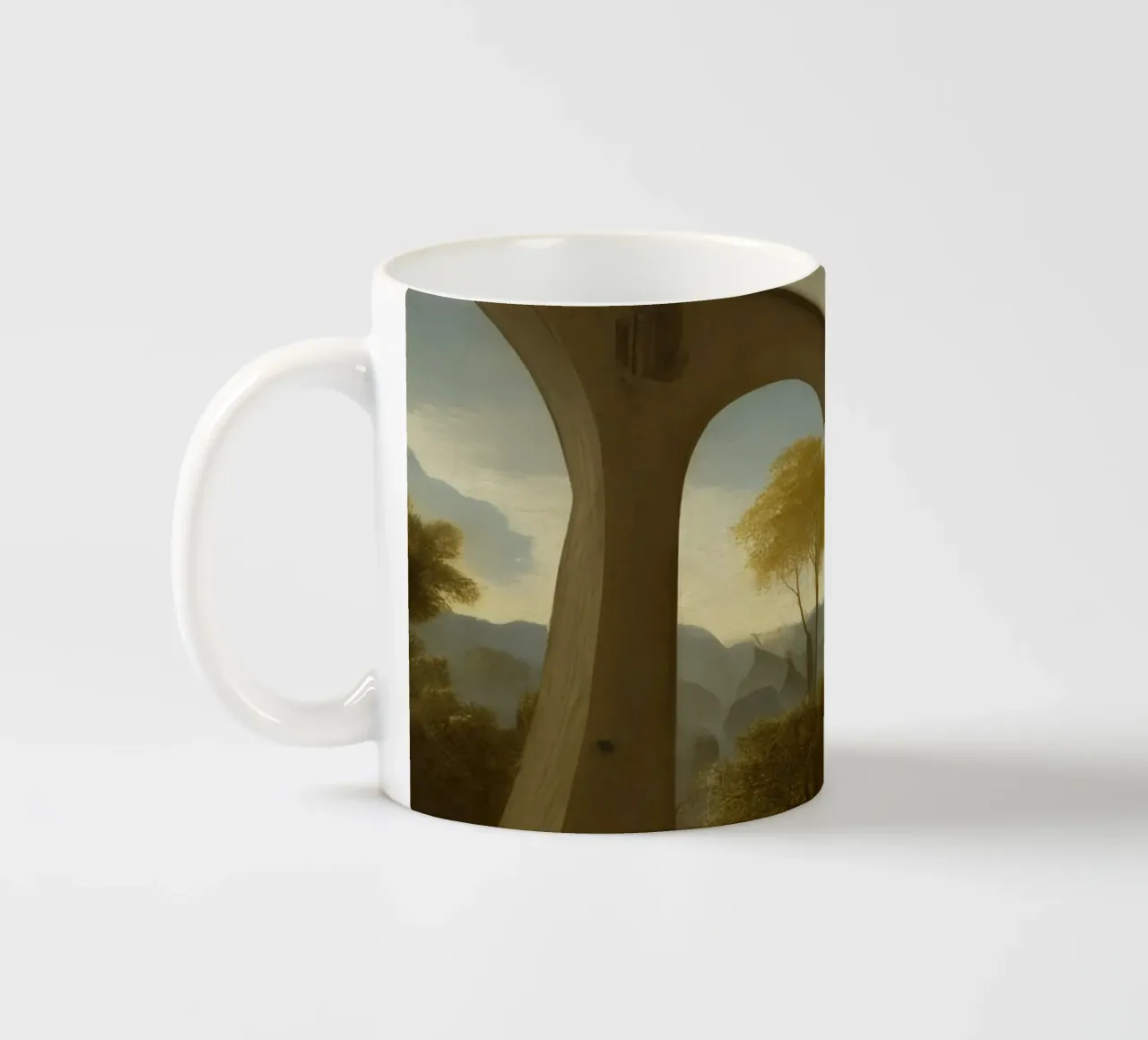 Paesaggio vicino a Willingen_13 tazza in ceramica da Impressionismus by LK