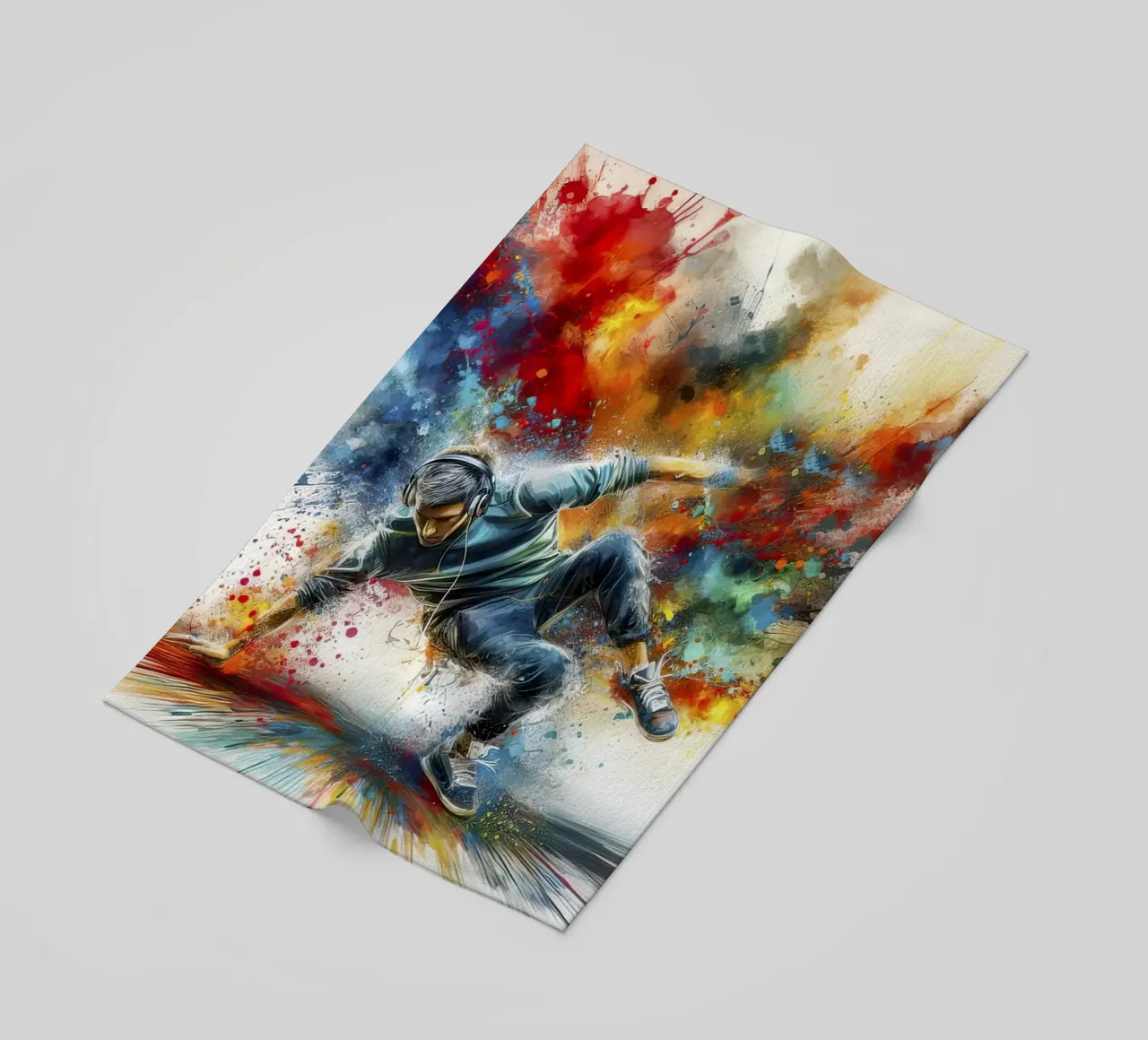 Ballare la breakdance telo mare da 🎁 NOBELART