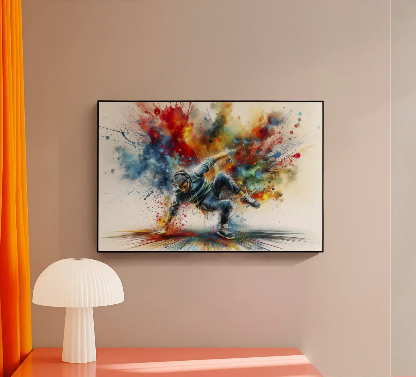 Ballare la breakdance plexiglass da 🎁 NOBELART