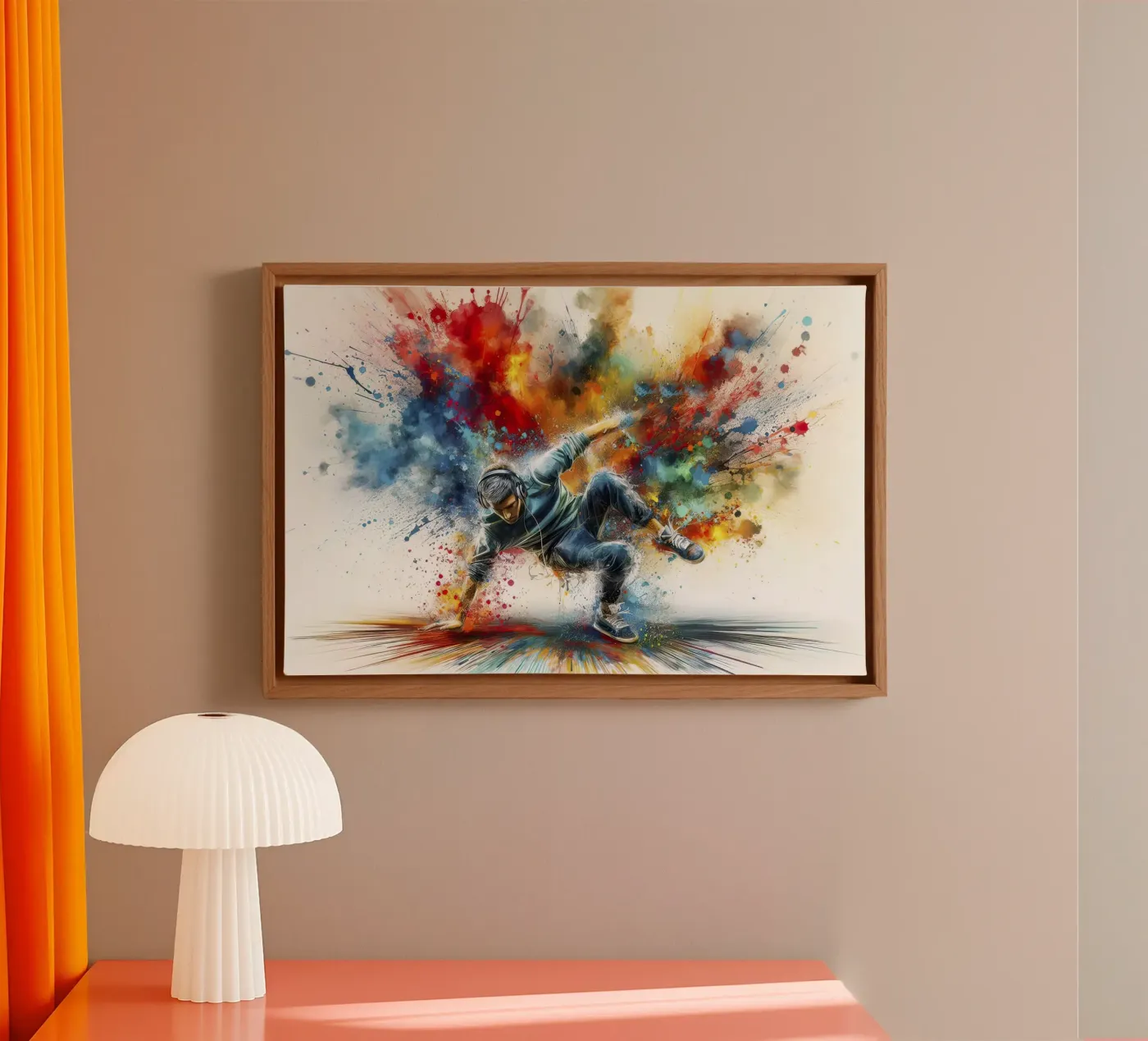 Dancing breakdance canvas by 🎁 NOBELART