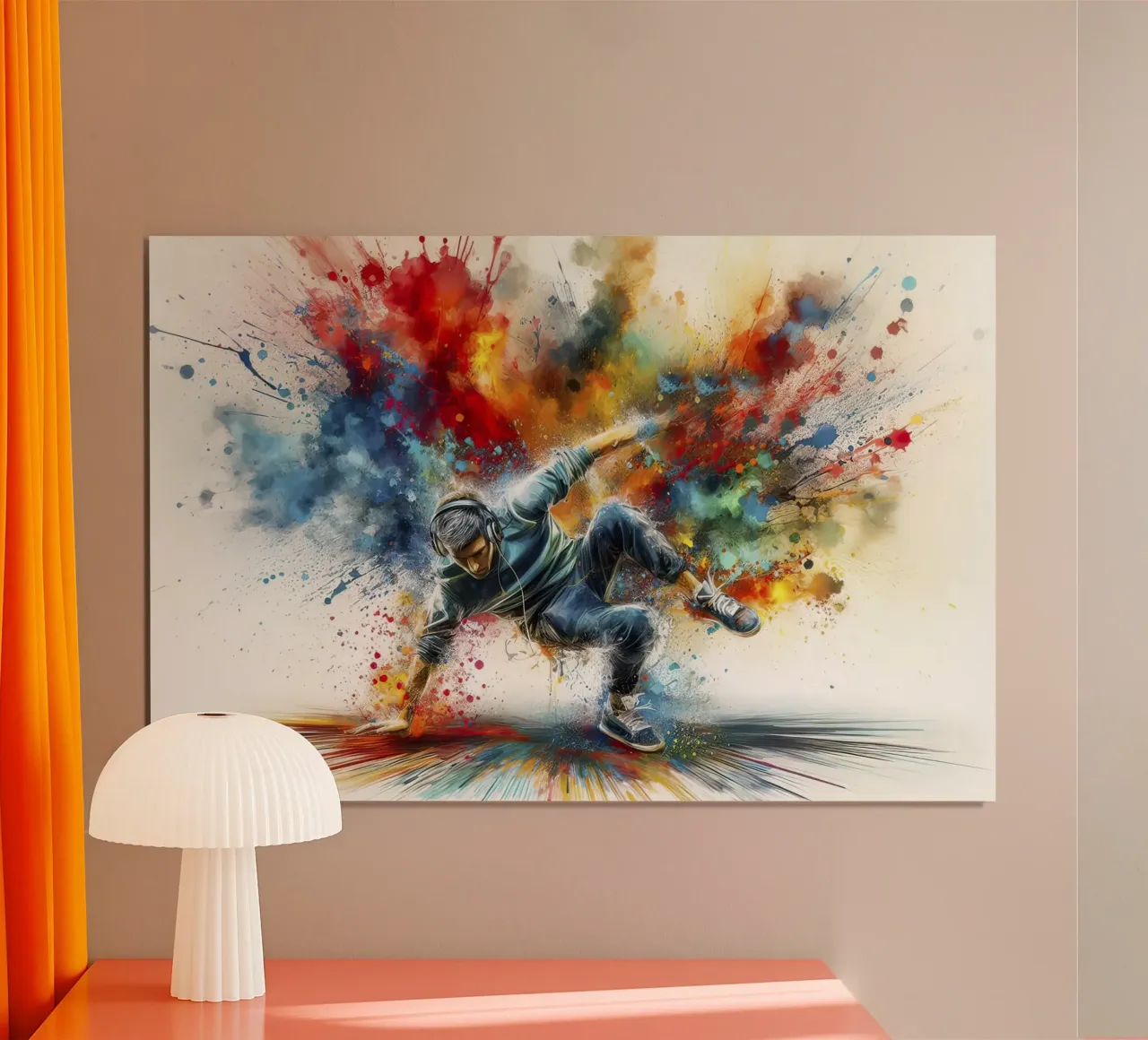 Dancing breakdance poster by 🎁 NOBELART