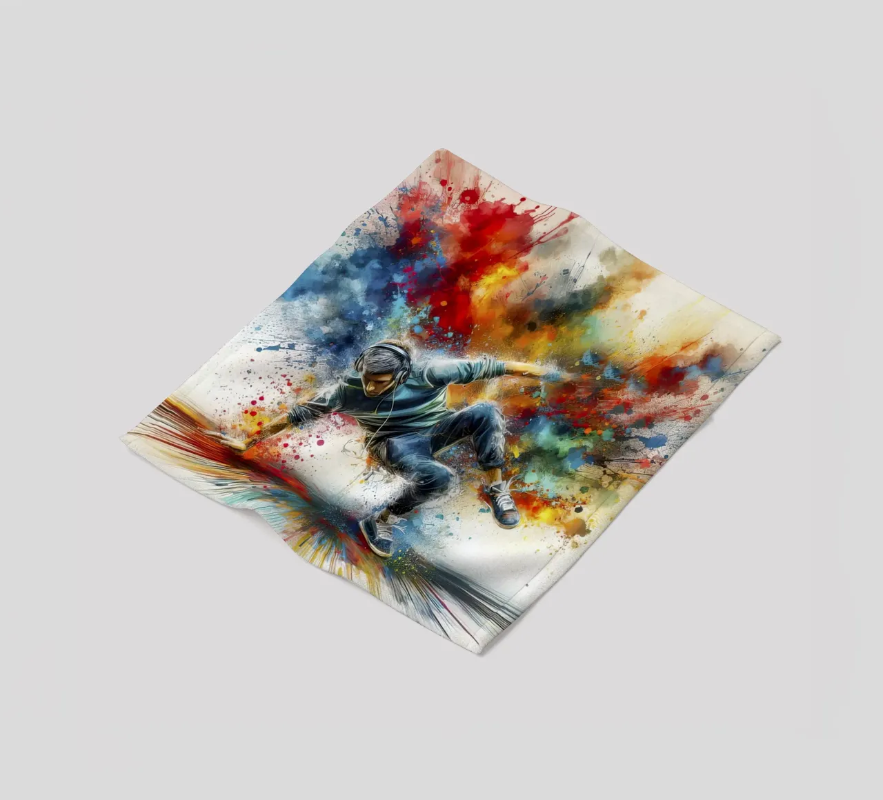 Breakdance tanzen Fleecedecke von 🎁 NOBELART