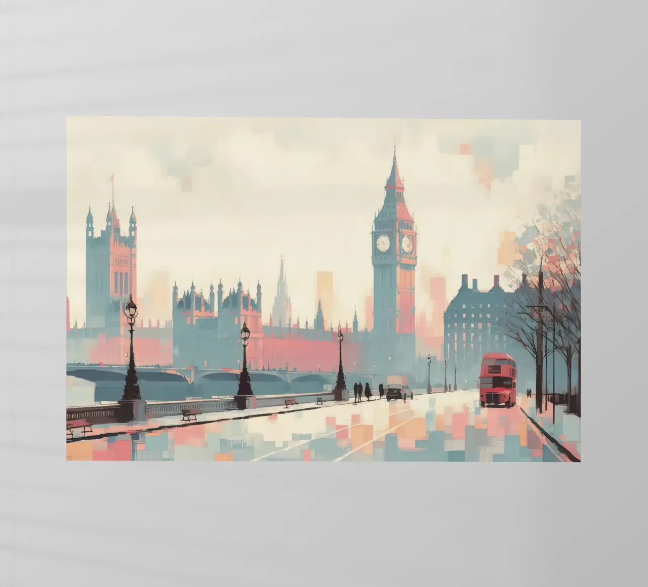 London pastel color pellicola backlit da ARTVI-SHOP