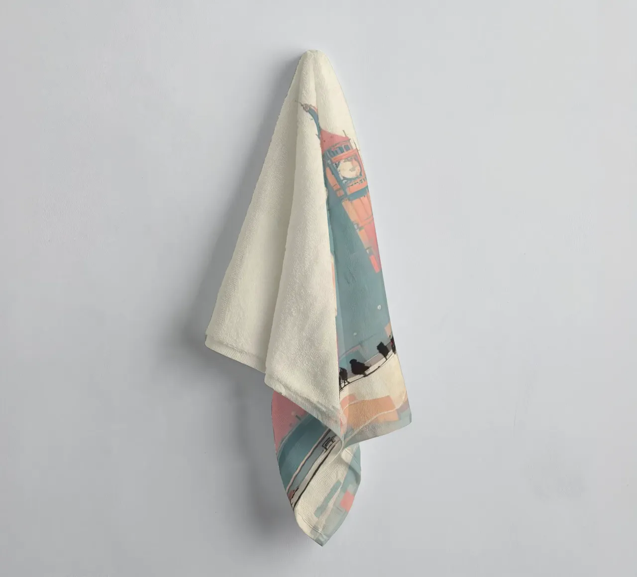 London pastel color asciugamano da bagno da 🎁 ARTVI-SHOP