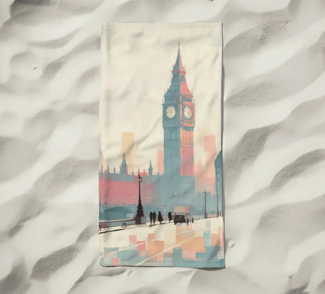 London pastel color telo mare da 🎁 ARTVI-SHOP