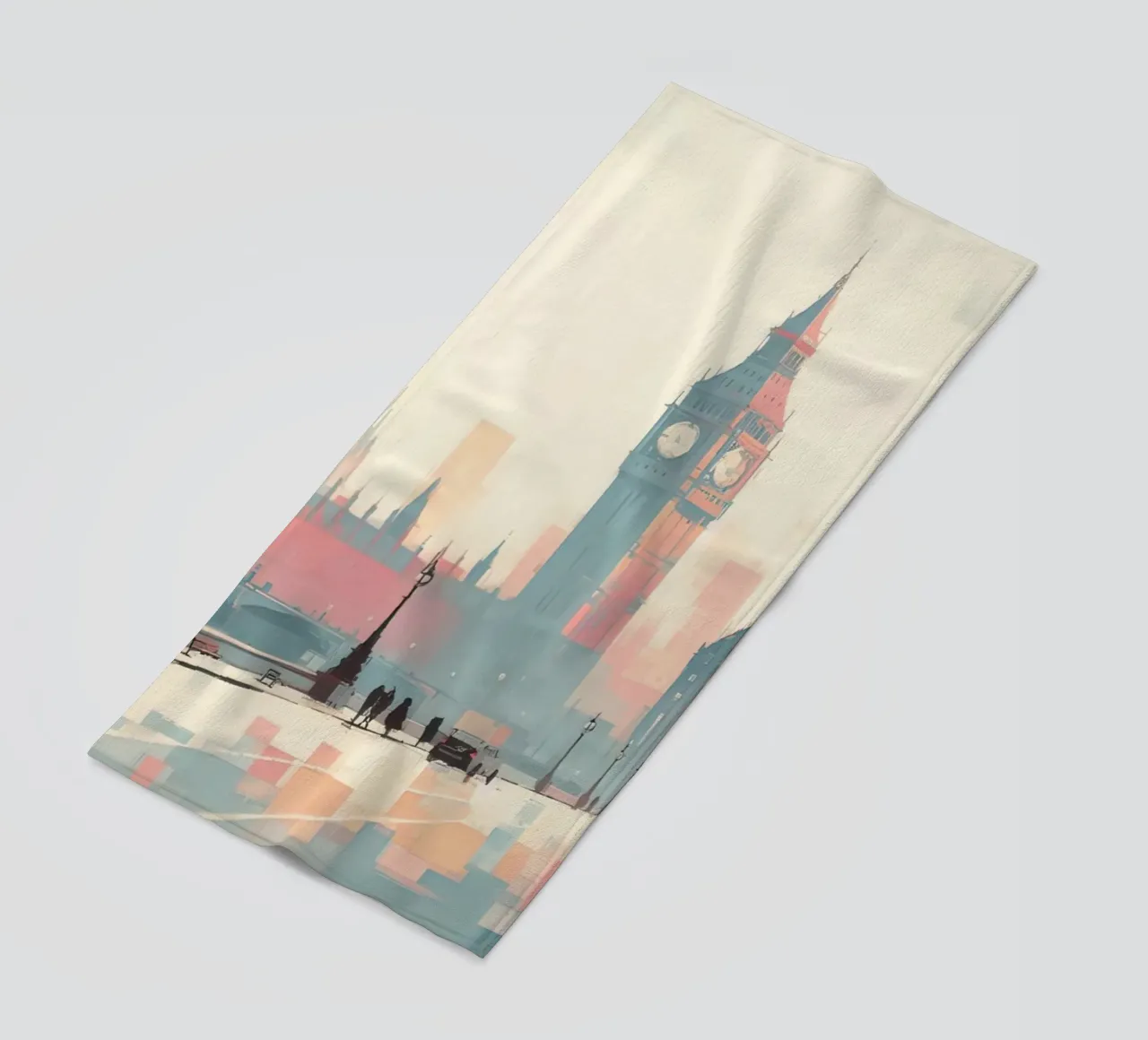 London pastel color telo mare da 🎁 ARTVI-SHOP