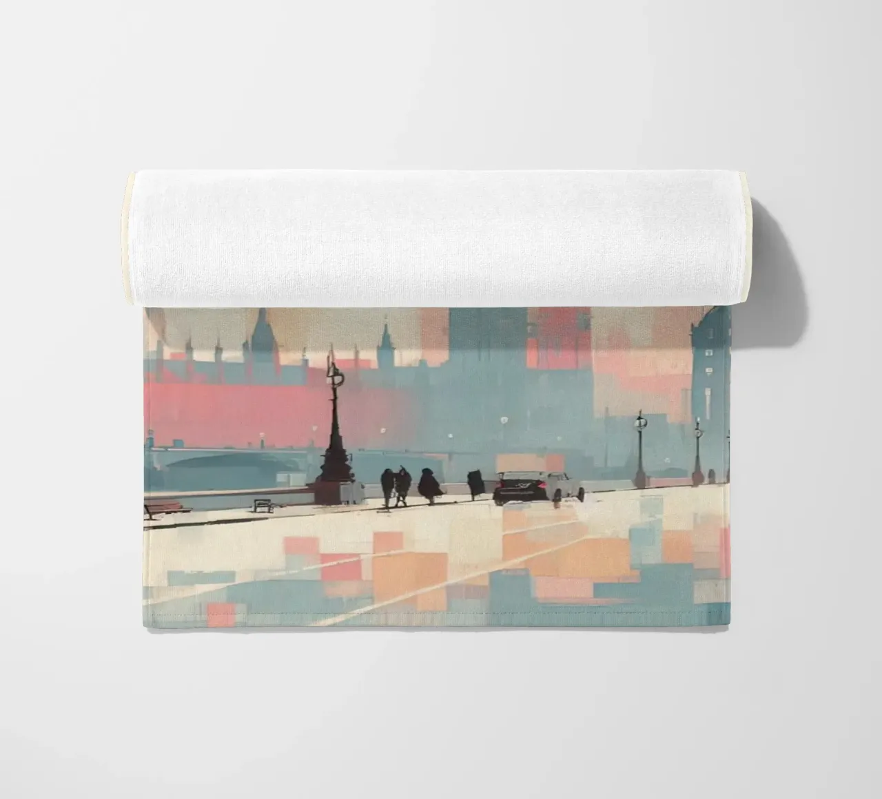 London pastel color telo mare da 🎁 ARTVI-SHOP