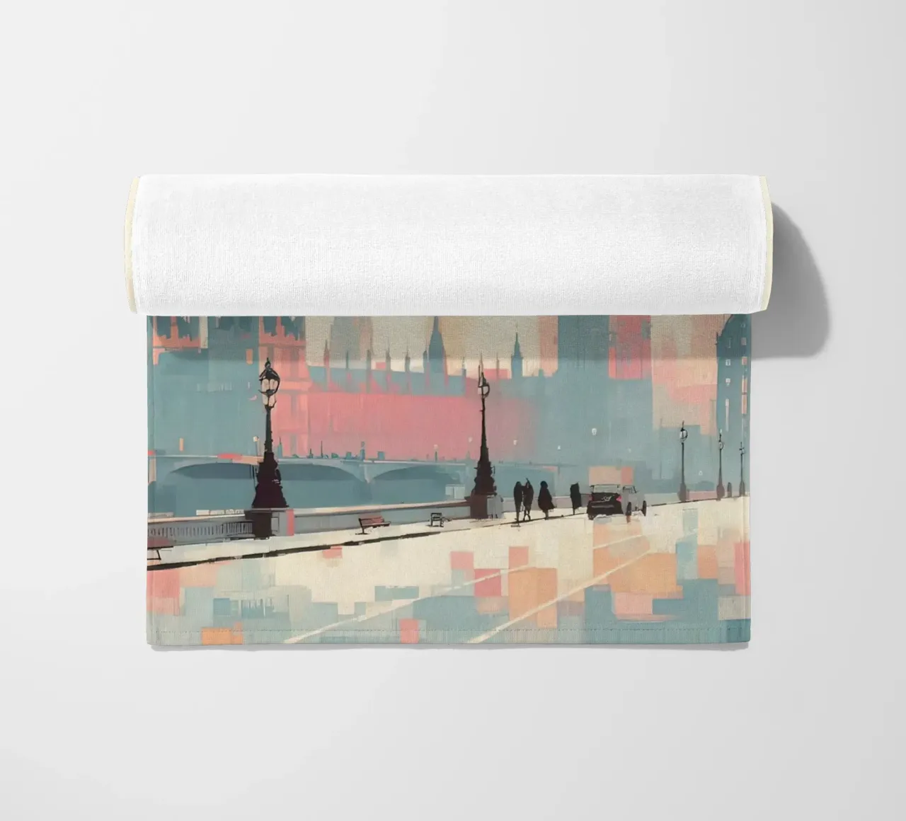 London pastel color telo mare da 🎁 ARTVI-SHOP