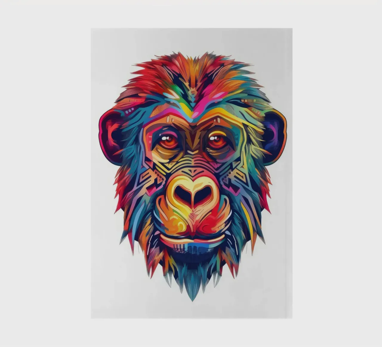 Babbuino Tatoo diario da Animal Portraits