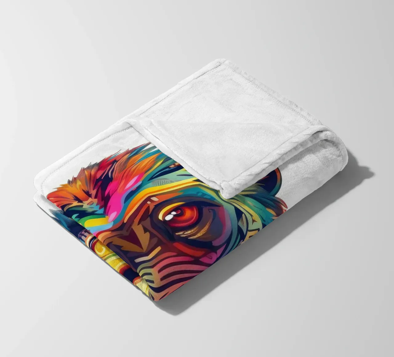 Babbuino Tatoo coperta in pile da Animal Portraits