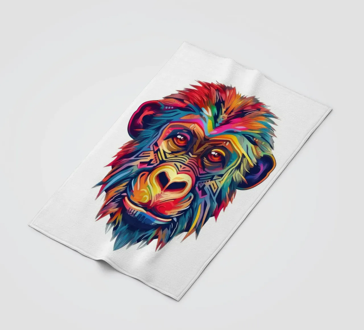 Babbuino Tatoo coperta in pile da Animal Portraits