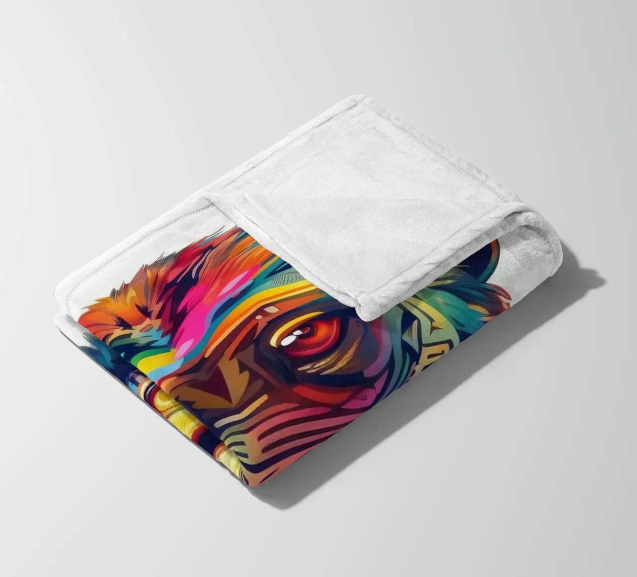 Babbuino Tatoo coperta in pile da Animal Portraits