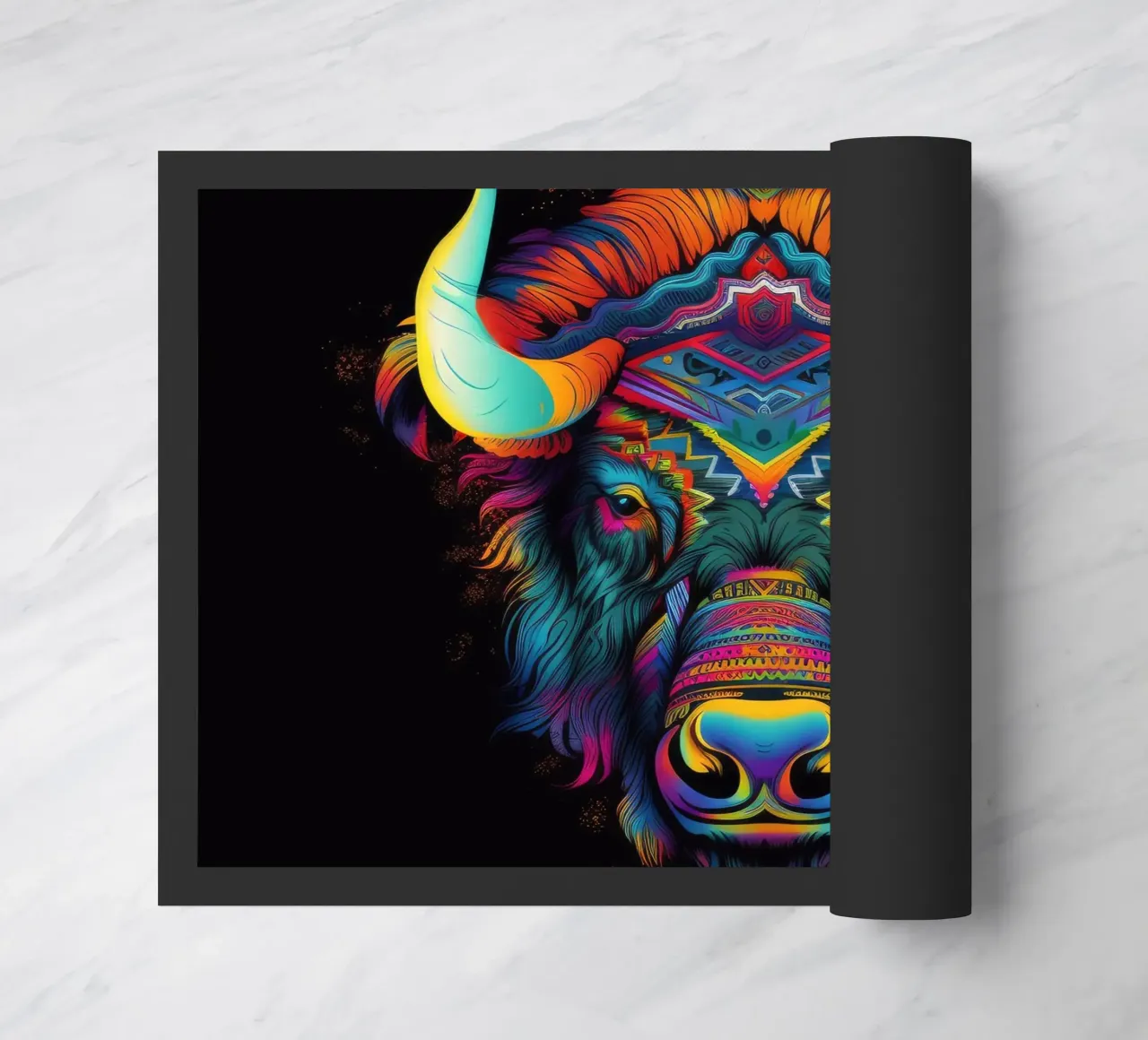 Bisonte Tatoo zerbino da Animal Portraits