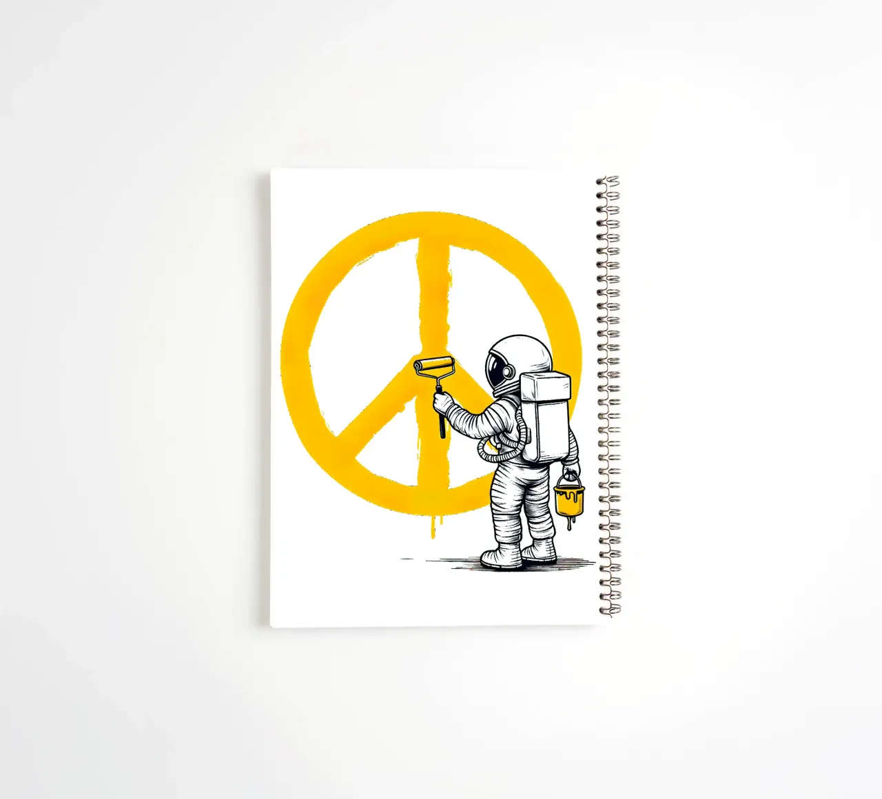 Hippie astronaut spiral notebook by 🥝 KIWI STORE