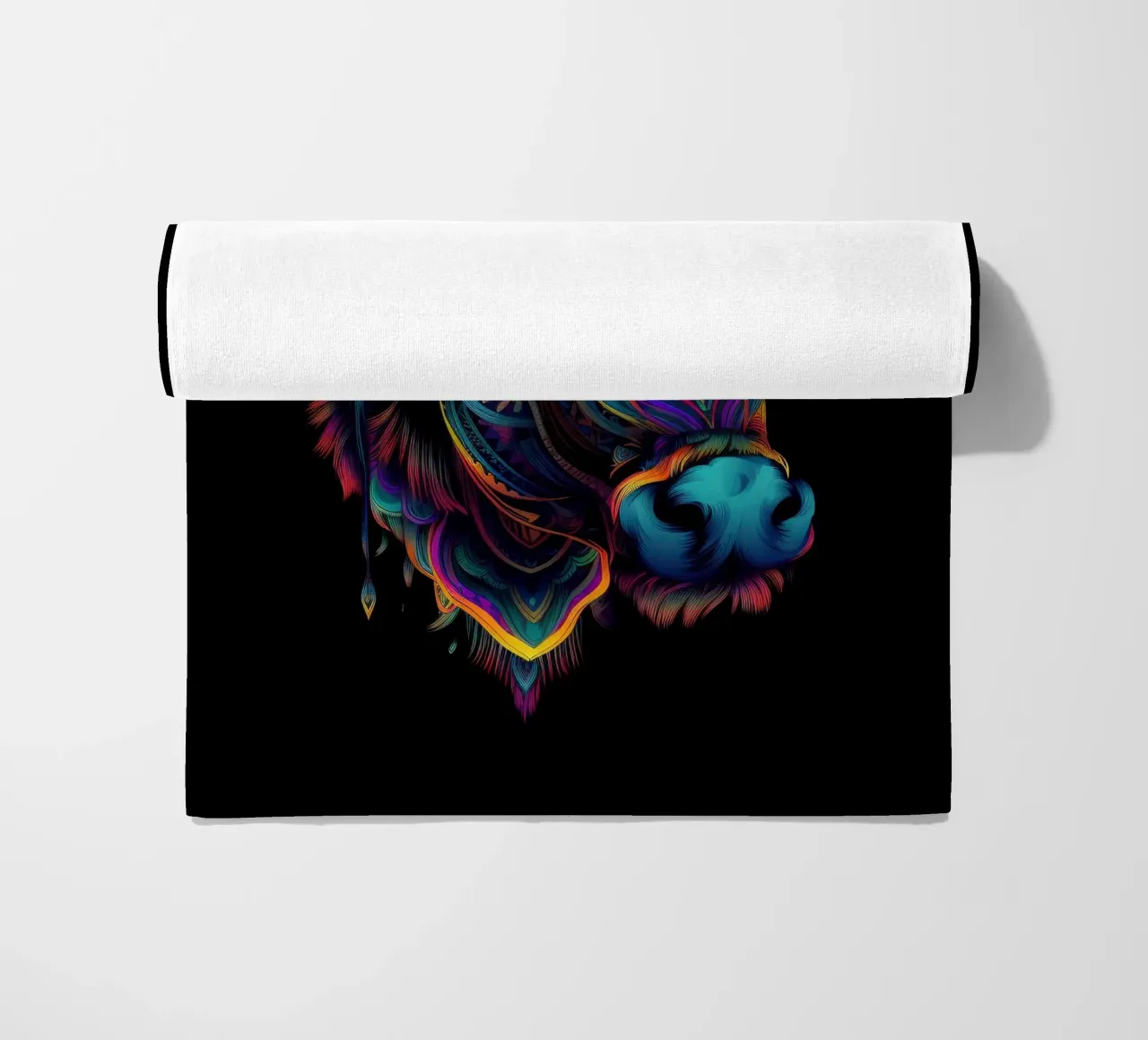Bisonte Tatoo telo mare da Animal Portraits